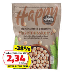 Blanširani in praženi lešniki