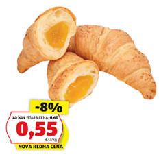 Rogljiček z mareličnim polnilom