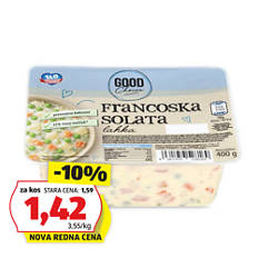 Francoska solata, light