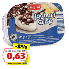 Jogurt z dodatki, vanilja