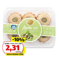 Linške oči s pistacijo