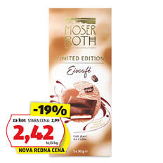 Polnjena čokolada, ledena kava