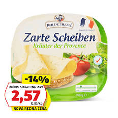 Francoski mehki sir v rezinah, z zelišči