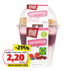 Zajtrk v lončku, žele iz rdečega sadja