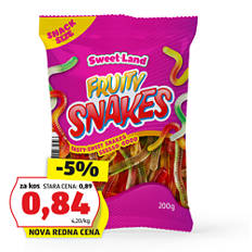 Žvečljivi bonboni, kače