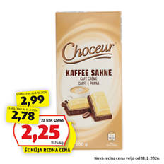 Bela čokolada, kava-smetana