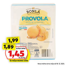 Italijanski sir v rezinah, Provola