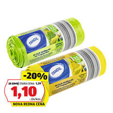 Vrečke za smeti z ročaji, jabolko