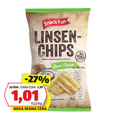 Lečin čips, kisla smetana