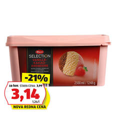 Premium sladoled, tricolor