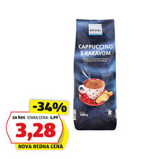 Cappuccino z okusom kakava