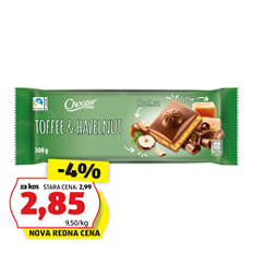 Mlečna polnjena čokolada, karamela