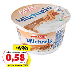 Mlečni riž, cimet
