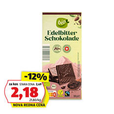 Bio čokolada, temna