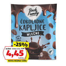 Mlečne čokoladne kapljice