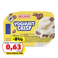 Jogurt z dodatki, banana