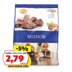 Čokoladne napolitanke, Mignon