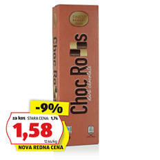 Čokoladne vafelj rolice, s temno čokolado