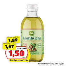 Bio kombuča, ingver