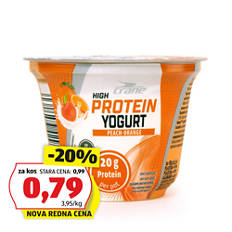 Proteinski sadni jogurt, breskev-pomaranča
