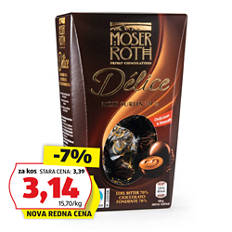 Polnjeni pralineji, temna čokolada