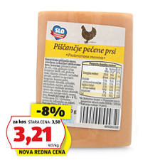 Piščančje pečene prsi