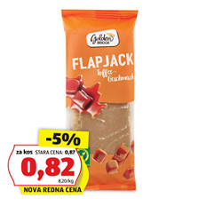 Ovsena ploščica Flapjack, karamela