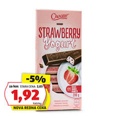 Čokoladne palčke, jagoda-jogurt