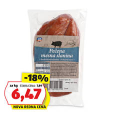 Pečena mesna slanina