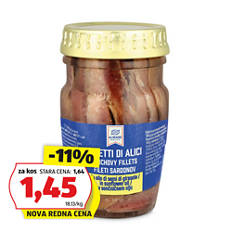 Inčuni v sončničnem olju