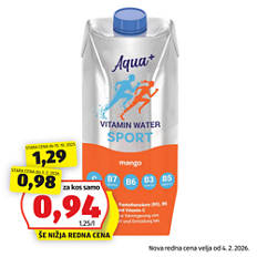 Vitaminska voda, Sport