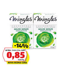 Mingles bonboni, blaga meta