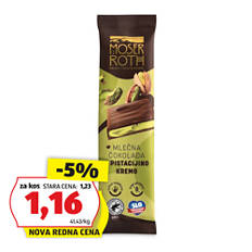 Polnjena čokoladna tablica, pistacija
