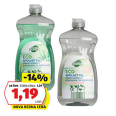 Eko detergent za pomivanje posode