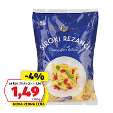 Široki jajčni rezanci