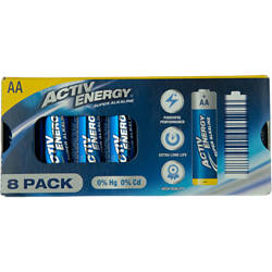ACTIV ENERGY Batterien AA 8 Stück