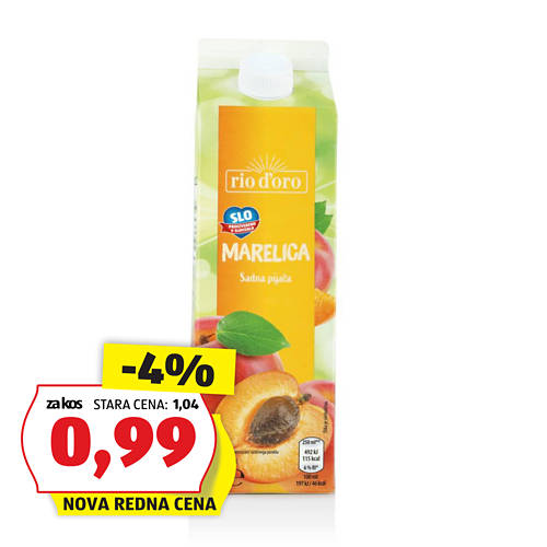 sadna pijača, marelica