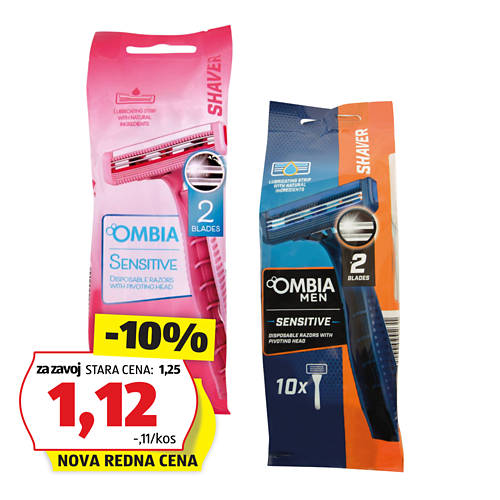 Skupina 1, Brivnik za enkratno uporabo, za ženske