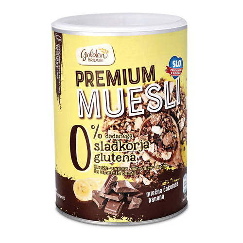 premium muesli, jagoda-banana