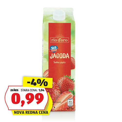 sadna pijača, jagoda