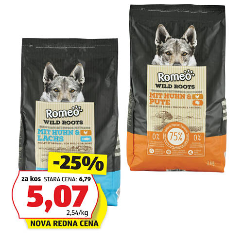 Skupina 1, Briketi za pse, piščanec in puran