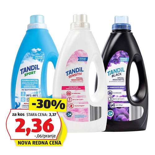 Skupina 1, Detergent za pranje perila, za športna