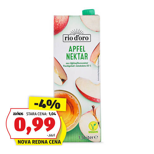 nektar, jabolko