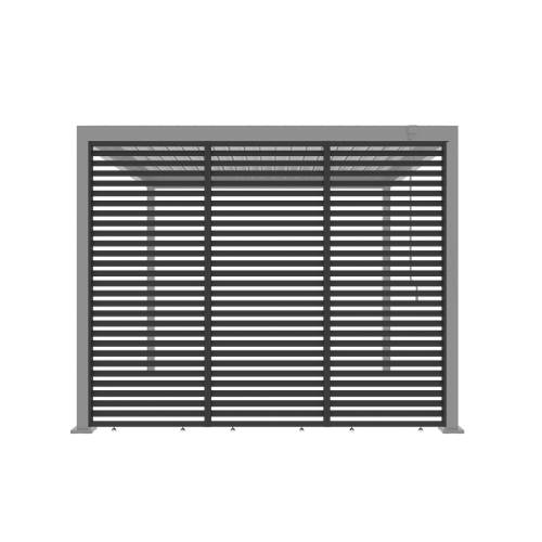 Vorderansicht 2, Lamelle fix eco 93 cm 3er Set
