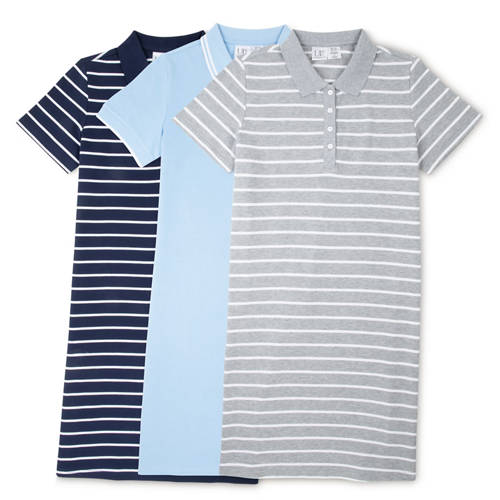 Groupe 1, Robe polo, bleu, S 36/38