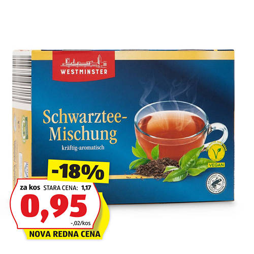 črni čaj mix, selection