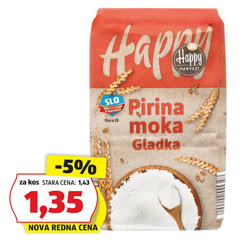 pirina moka, gladka