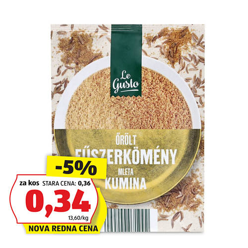 mleta kumina, le gusto, 30g