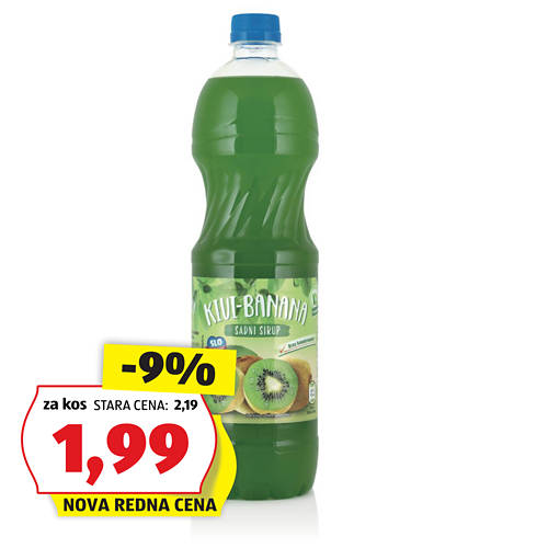 sadni sirup, kivi-banana