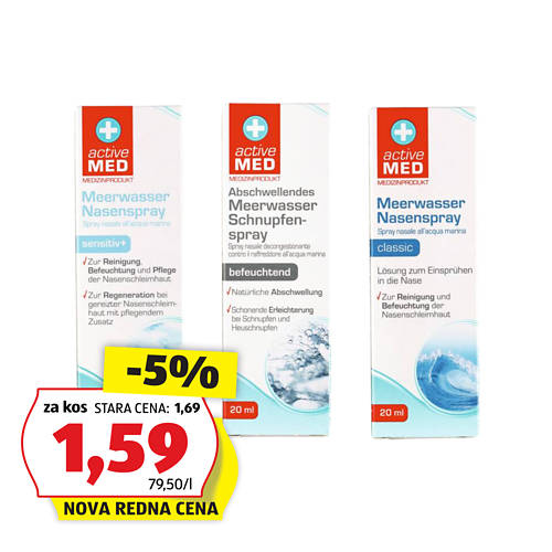 Skupina 1, Pršilo za nos, Classic